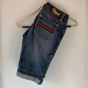 GOOGI Jean Burmuda shorts